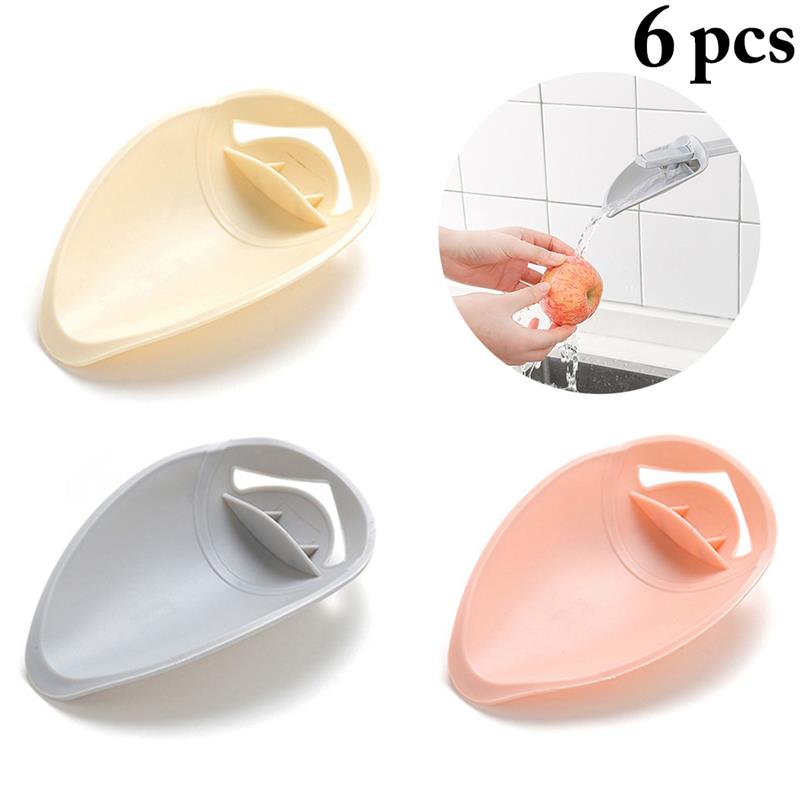 6PCS Faucet Extender Simple Sink Handle Extender Water Extender Washing Bathroom Accessorie kitchen Tool
