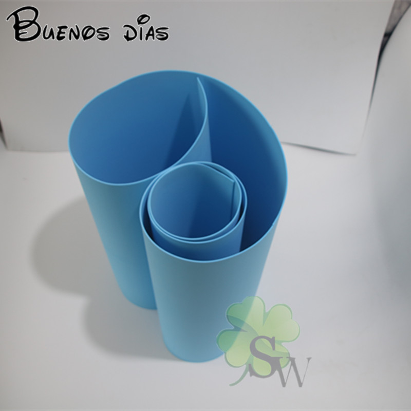 CE Passed 50cm*2m /lot sky blue color Craft eva foam sheets, Easy to cut,Handmade cosplay material