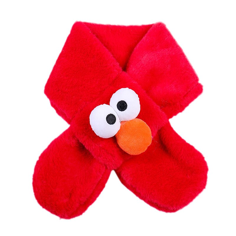Bufanda para bebés, niños y niñas, chales cálidos, bufandas, cuello grueso, bufanda de invierno, Fular #3O08: Rojo