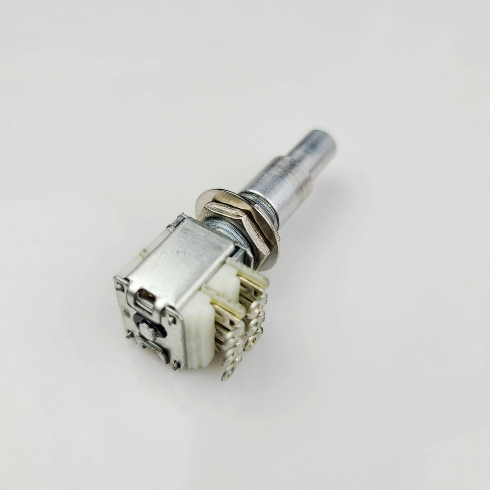1 Stuk B5K/B10K/B50K/B100K/B250K/B500K Gestapeld Dual Concentrische Potentiometer (Pot) met Center Detent Gemaakt In Korea