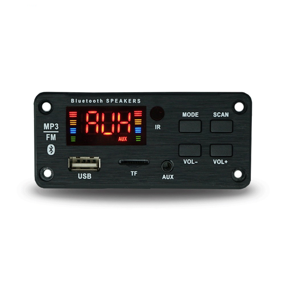 Wireless Bluetooth 5V 12V MP3 WMA Decoder Board Car Audio Decoder Module USB FM TF Radio AUX with Recording For Car Accessories