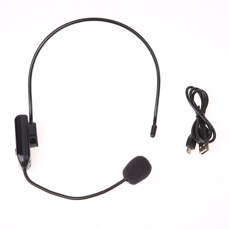 FM Draadloze Microfoon Headset Voor Voice Versterker Megafoon Radio Mic Voor Luidspreker Voor Teaching Tour Guide Meeting Lezingen