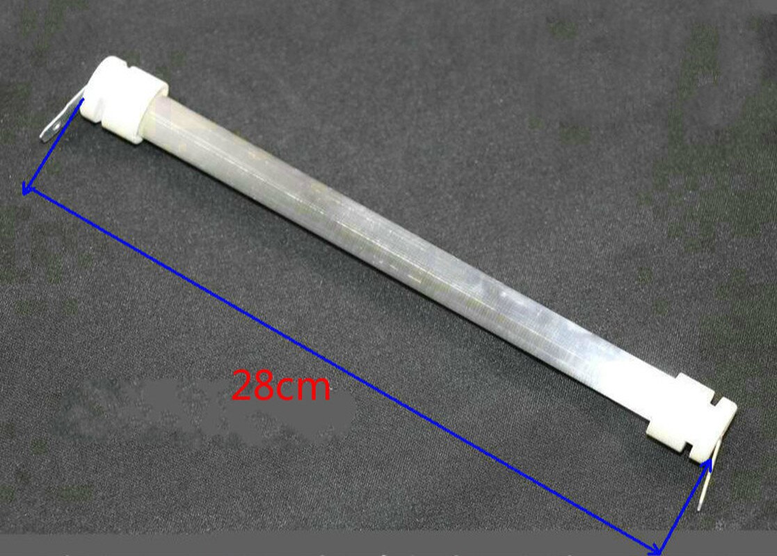 Quartz heating tube quartz tube heating element stove heater accessories electric heating tube 220v 400w: 28cm