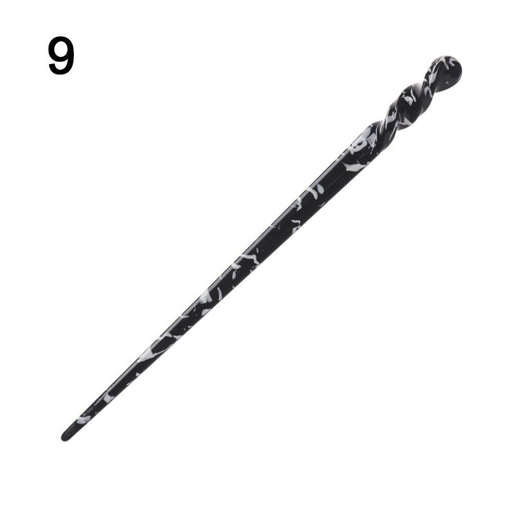 Retro Eenvoud Haar Sticks Elegante Acetaat Eetstokje Vrouwen Meisjes Haarspelden Haar Clip Haaraccessoires Haar Styling Tool: 9