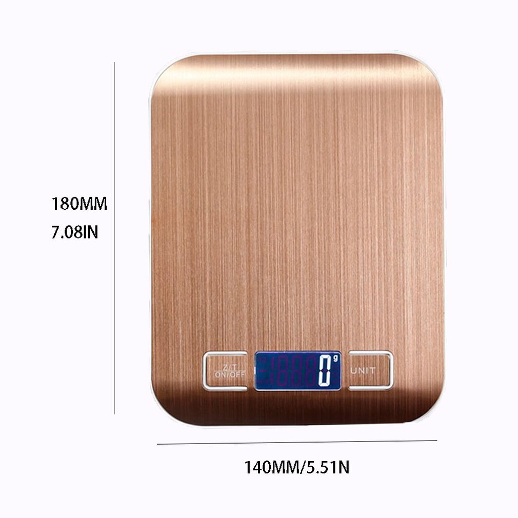 Stainless Steel Electronic Weighing Scales Portable Kitchen Vegetables Weight Balance Multifunctional Digital Food Scalediscount