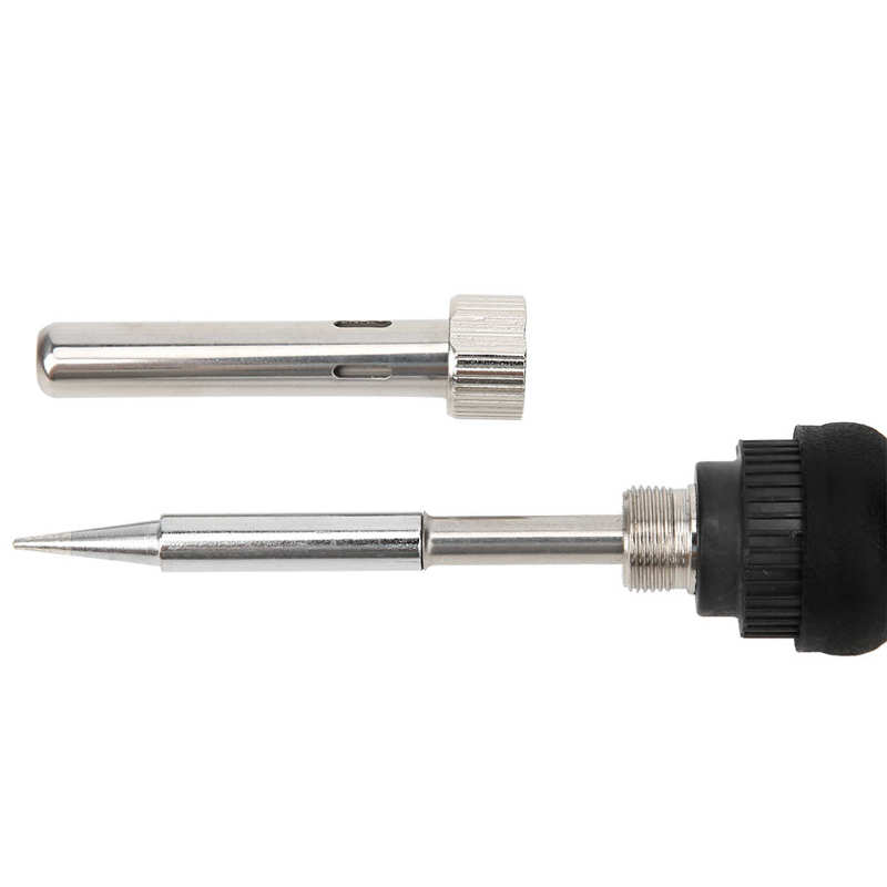 Electric Soldering Iron Kit Blue Mini Temperature Adjustable Solder Iron Set 60W Wood Burning Tool with Large Ventilation Holes