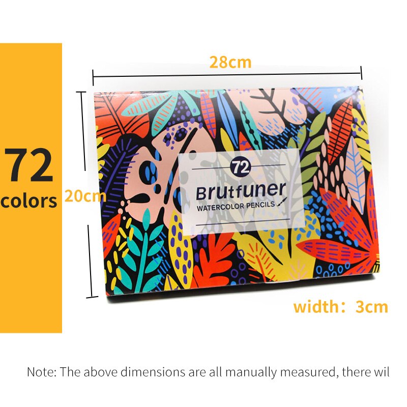 47/72/120/150/180 Kleuren Vette Kleurpotlood Artistieke Kleur Lood Borstel Schets Hout Potloden Set Hand geschilderde Schoolbenodigdheden: 72 colors