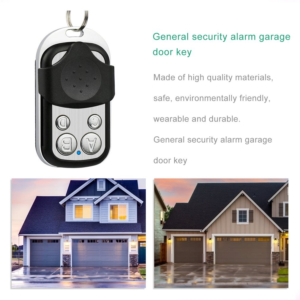 Door Remote 433MHz 4 channel remote control use all 433 MHz fixed code key chains car home and 1 pcs