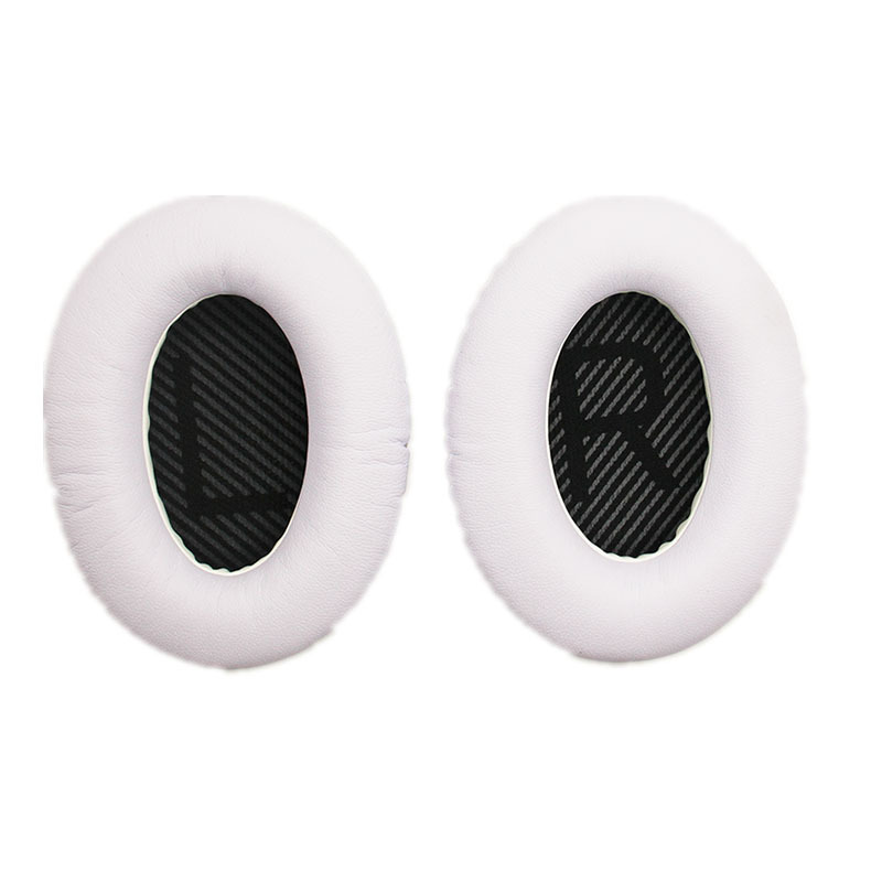 Almohadillas de repuesto para auriculares Bose QuietComfort2 QC2 QC15 QC25 QC35 AE2 AE2i AE2w SoundTrue SoundLink de alta proteínas: Marfil