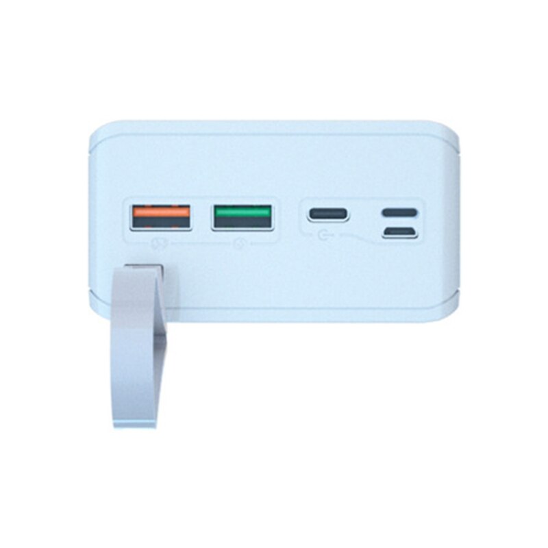 Detachable QC3.0 PD LCD Display DIY 16x18650 Battery Case Power Bank Shell without Battery 10W Wireless Charging Box