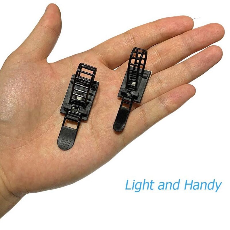 200Pcs Adhesive Cable Clips Wire Clips Car Cable Organizer Cable Wire Management Cable Holder for Car Office