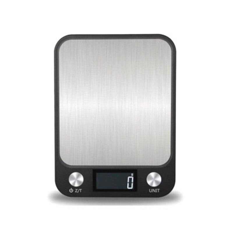 Báscula electrónica de cocina de acero inoxidable de 10KG, báscula Digital para alimentos de 5KG/1g, herramientas de pesaje para panadería, báscula de alimentos para el hogar