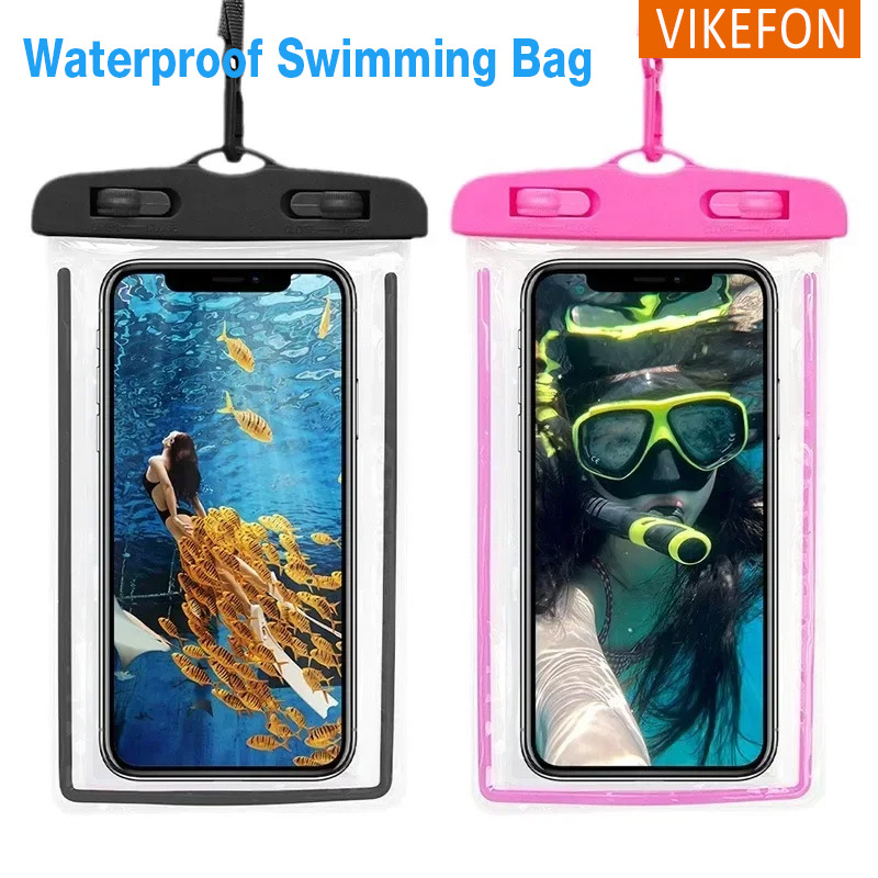 Universal Sealed Waterproof Mobile Phone Case Swimming Diving Touch Screen Mobile Phone Waterproof Bag for IPhone Huawei Xiaomi