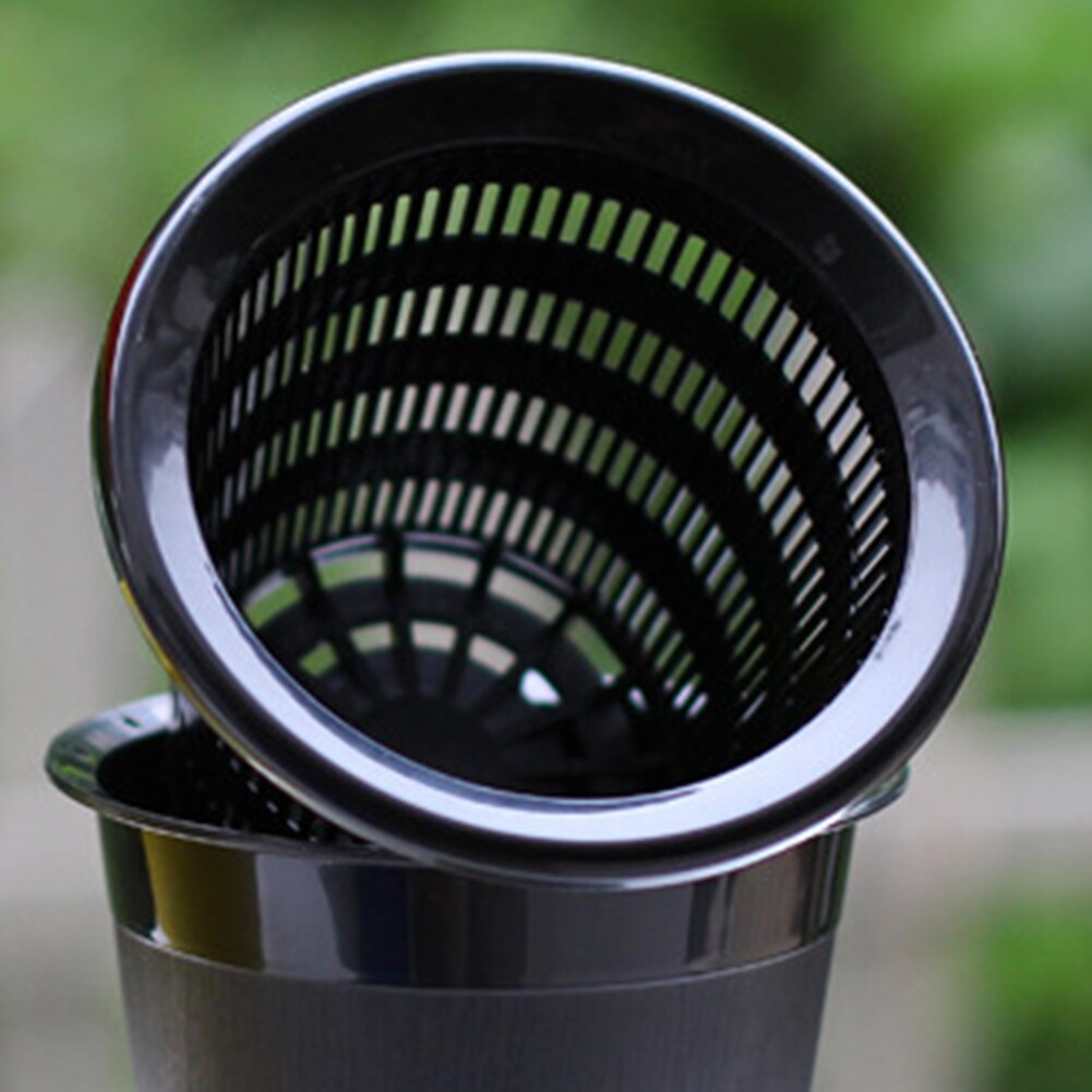 Drainage Slotted Hole Succulents Orchid Flower Inner Outer Pot Container Home Office Decor Planter Desktop Flower Pots