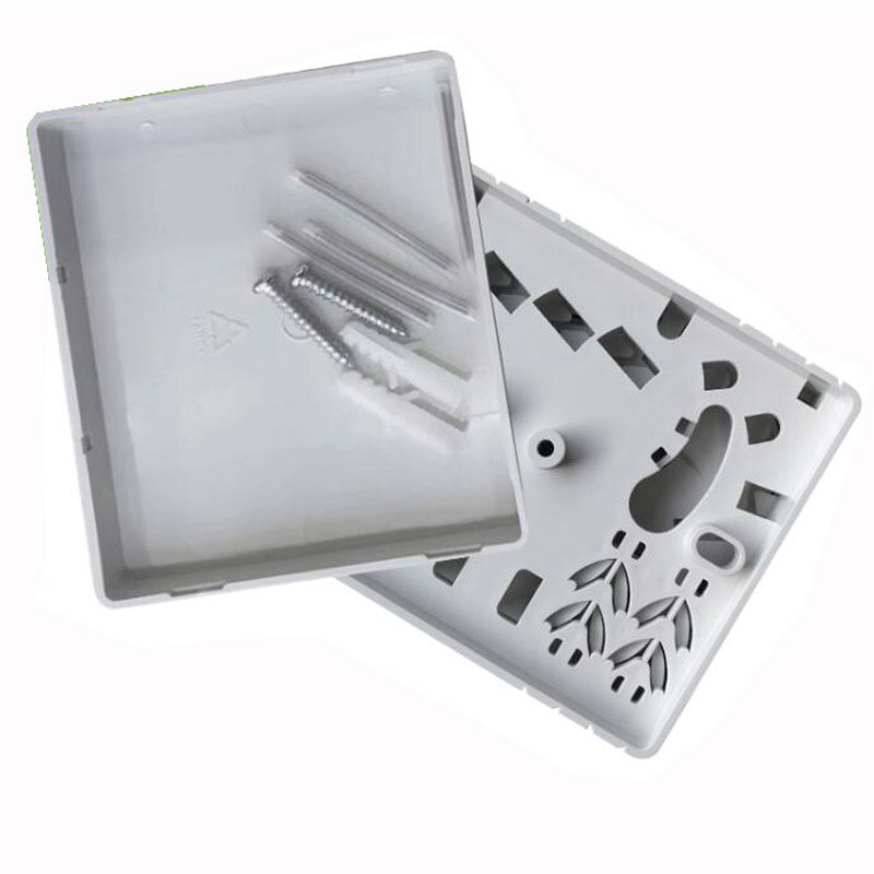 4 ports indoor wall mounted faceplate FTTH fiber optic terminal distribution box