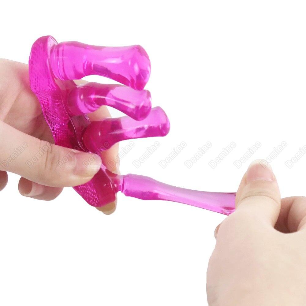 Demine Siliconen Gelgel Vijf Teen Strecher Separator Hallux Valgus Corrector Teen Overlap Scheiding Orthese Insert Voetverzorging Tool