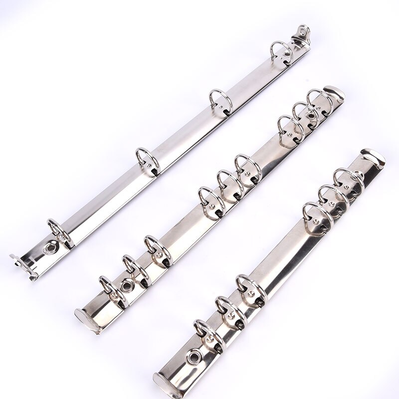 A4 B5 A5 Notebook Metal Clip Stainless steel Loose Leaf Spiral Notebook Ring Binder DIY Fill Paper Storage Folder Accessories