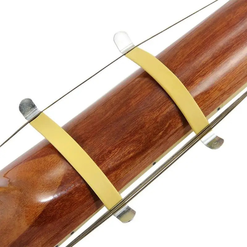 Esparcidores de cuerdas de guitarra, Kit de herramientas de cuidado Luthier para limpiar diapasón, instrumentos musicales, separador de bajo y guitarra, 2 uds.
