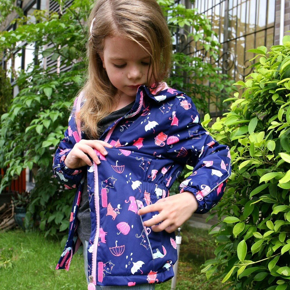 Meisjesjassen, lente- en zomerjassen, warme fleecejassen voor meisjes, herfst, waterdichte windjacks, winterkleding voor kinderen, dwq 019