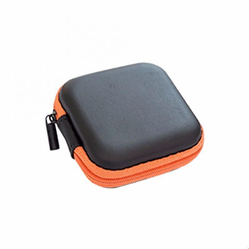 Earphone Carry Storage Case Bag Earbud Headphone Cable Home Storage Organization Box Pouch EJF