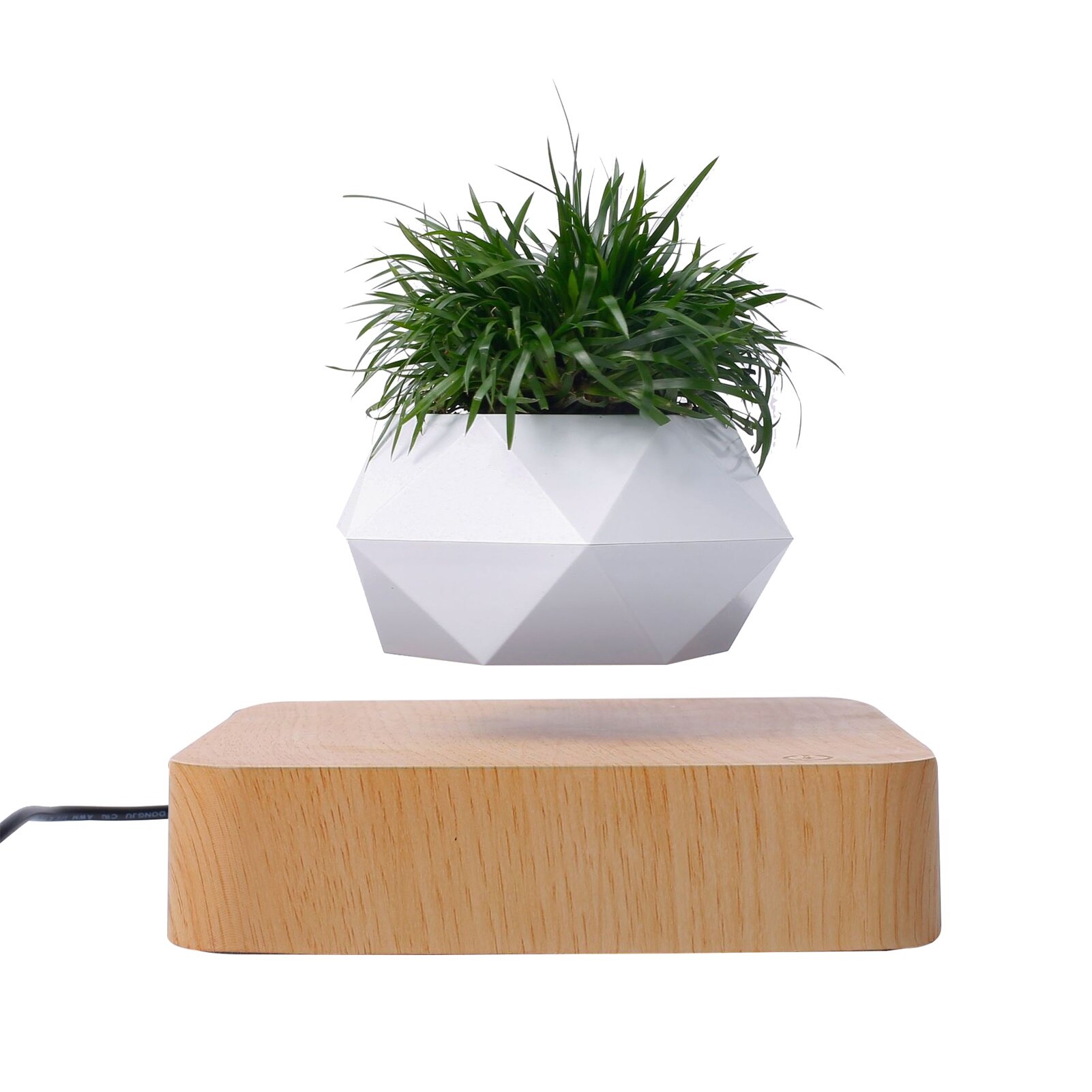 Lévitation Air bonsaï Pot Rotation fleur Pot jardinières Suspension magnétique flottant Pot en Pot plante maison bureau décor: H