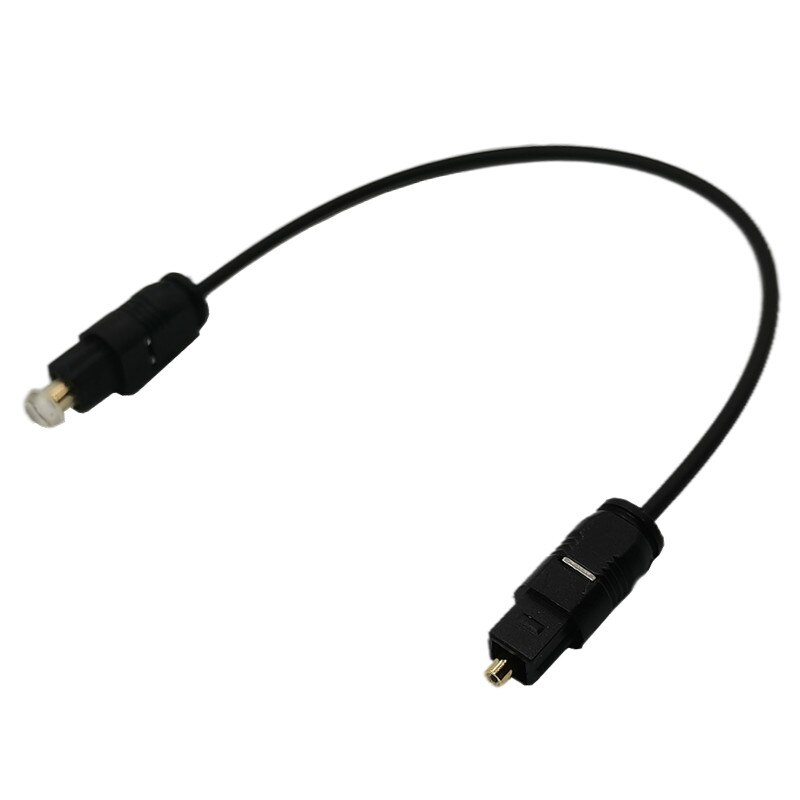Digital optisk ljudkabel toslink guldpläterad 0.2m spdif md dvd guldpläterad kabel  od 4.0mm /2.2mm