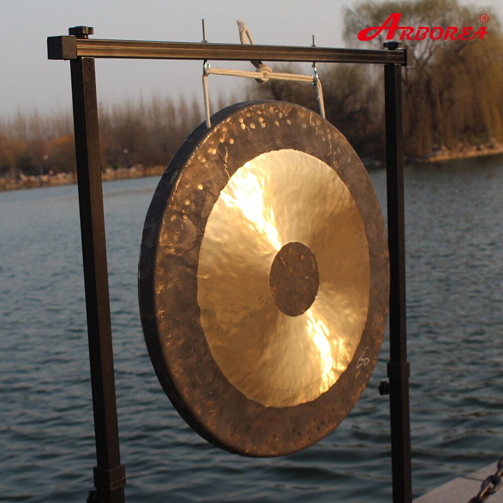 arboreal gong b20 metal traditional chinese gongs handmade 8'' chau gong and mallet