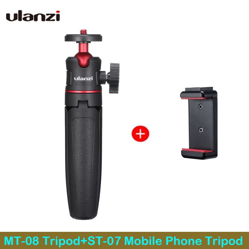 Ulanzi MT-08 Mini Uitschuifbare Desktop Statief Handheld Fotografie Beugel Stand Met Balhoofd Voor Selfie Vlogging Smartphone