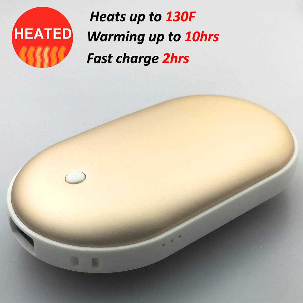 Bærbar mini elektrisk håndvarmer 5200 mah 5v sød usb genopladelig håndvarmer til vinteropvarmning til hænder