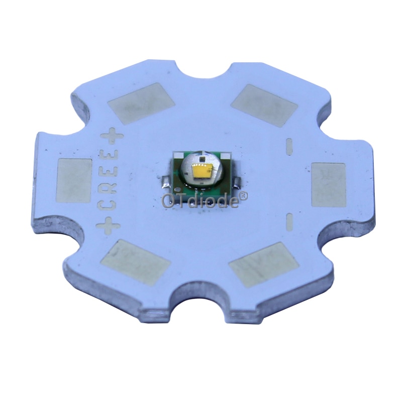 20pcs Cree XPC XP-C Q5 3535 SMD 1W LED Emitter Diode Neutral White Cool White Warm White with 20mm 16mm 12mm 8mm PCB
