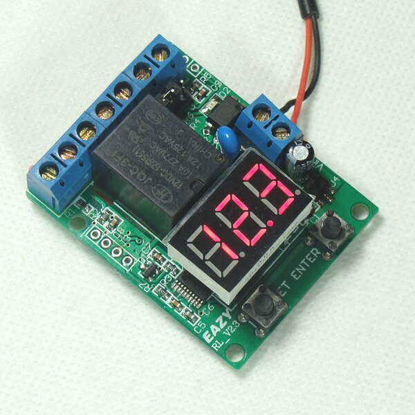 Voltage relay / upper limit detection control switch on / off / over voltage protection / battery charge and discharge time