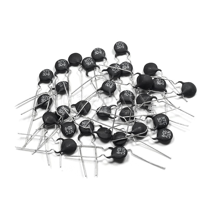 20pcs Thermistor Resistor NTC 5D-9 Thermal Resistor