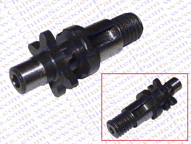 Pignon de pignon avant de Moto refroidi à l'eau, 6 7 8 9 6T 7T 8T 9T 39CC B1 Mini Moto vélo 25H 6MM chaîne 8MM filetage: 6T