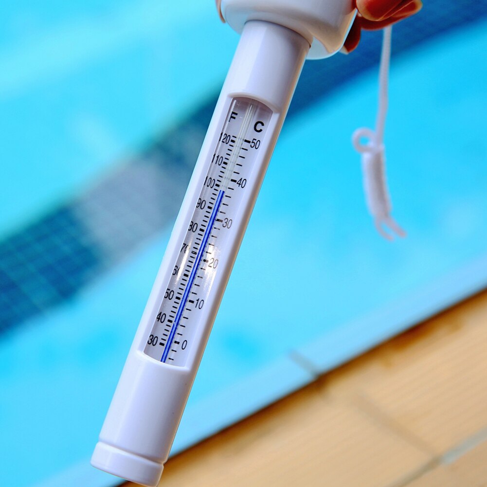 Practical Swimming Pool Floating Thermometer Multi-functional Durable Spa Tub Ponds Temperature Measuring Meter