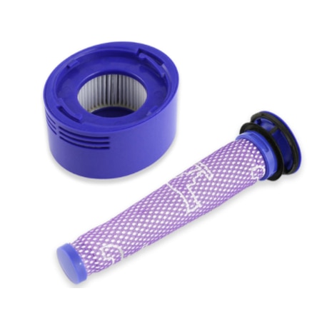 Filtro HEPA para aspiradora Dyson V7 V8 DC58 DC59 DC61 DC62 serie aspiradora de mano inalámbrica pieza de filtro Dyson: Verde claro