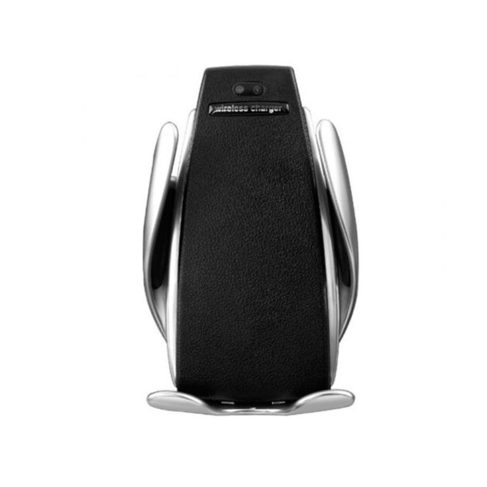 Automatic clamping car wireless charger t 360 degree rotation holder for iphone xr xs max samsung note 9 qi  s9 s8 vent holder: Default Title