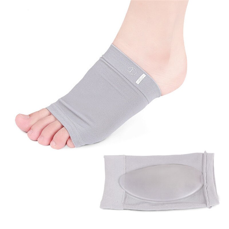 2Stck Plantarfasziitis Ferse Sporen Fuß Pflege Bogen Unterstützung Ärmeln Flache Füße Hülse Socken Entlasten Schmerzen Kissen Orthesen Einlegesohlen