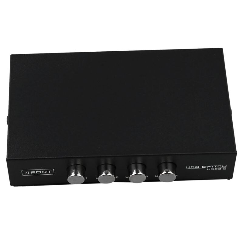 Mini 4 puertos USB escáner de impresora compartir interruptor compartido divisor caja Hub