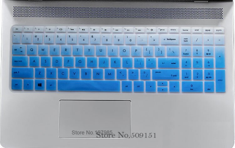 Dla HP Pavilion 15-dw serii 15-dw0008ne 15-dw0054 15-dw0035cl 15-dw0054nl dw0807nz 15 15.6 cal osłona na klawiaturę laptopa Protector: GradualBlue