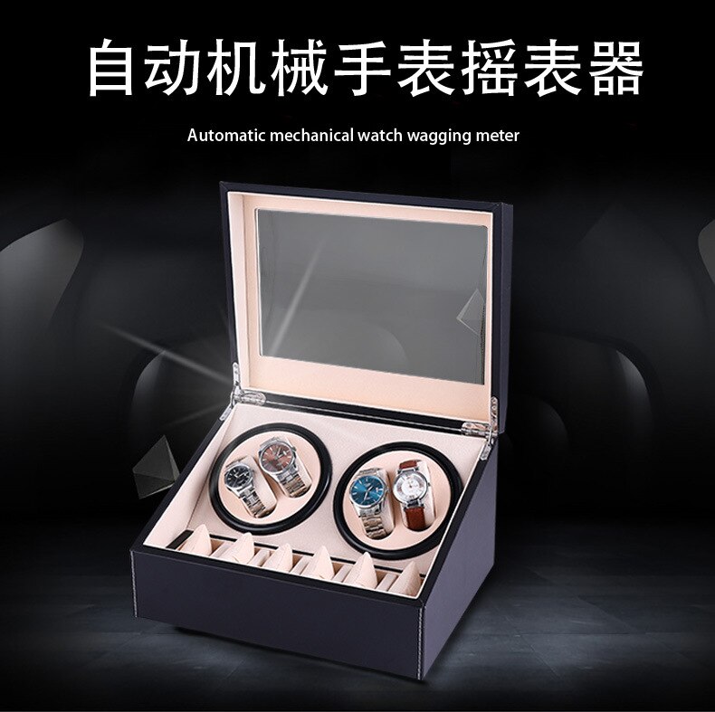 Automatic Watch Winder 6+ 4 Box Slient Motor Box Watches Mechanism Cases Drawer Storage Display Watches Remontoir