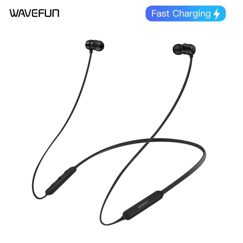 Wavefun Flex Pro Bluetooth Oortelefoon Sport Draadloze Hoofdtelefoon AAC Stereo Headset voor Telefoon Xiaomi iPhone Android