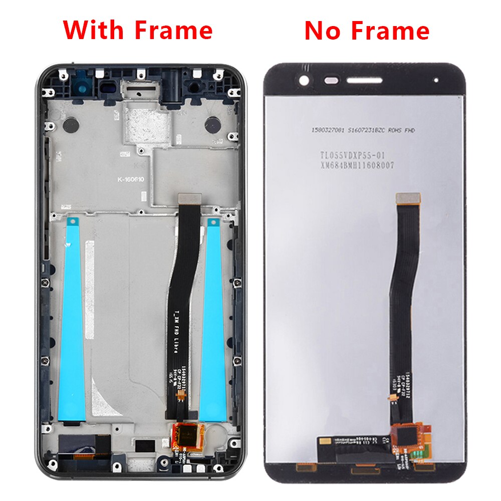 5.5" AAA+++ For Asus ZenFone 3 ZE552KL LCD Display Screen With Touch Panel Digitizer Assembly With Frame Replacement LCDs+Tools