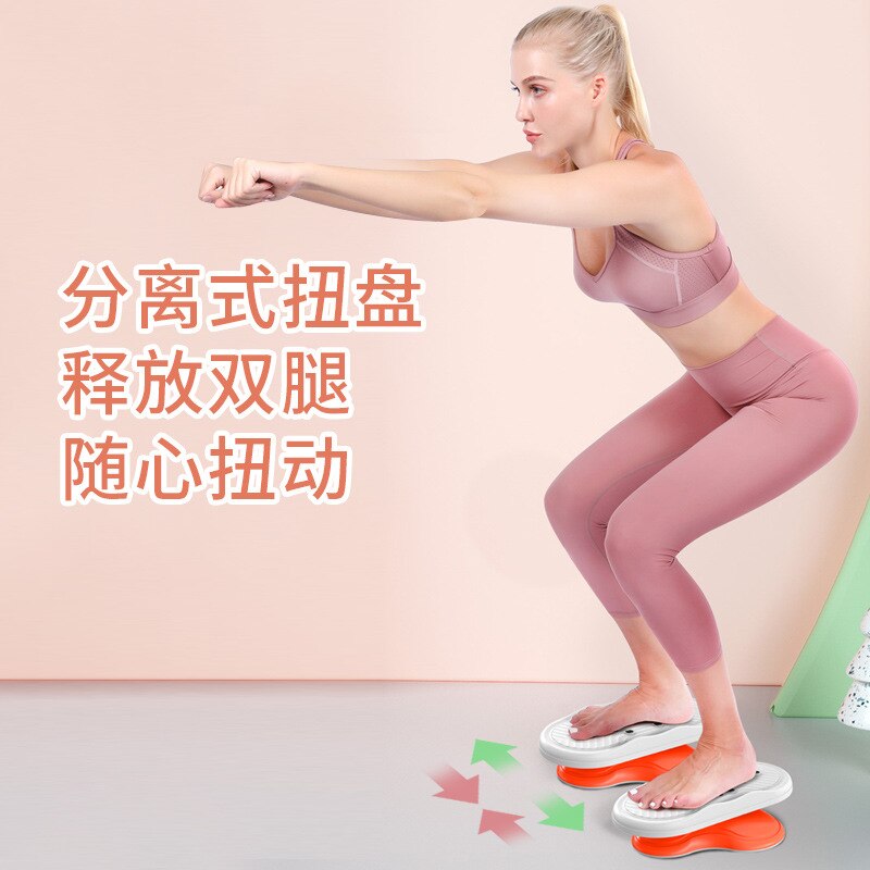 Fitness Home Split Waist Disc Female Fitness Dance Turntable Slimming Dual-bearing Magnet Waist Twist Machine