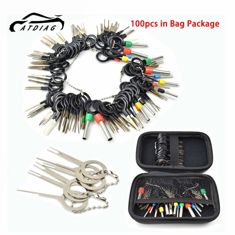 Newest Automotive Plug Terminal Removal Tool Car Electrical Wire Crimp Connector Pin Removal Tool in bag