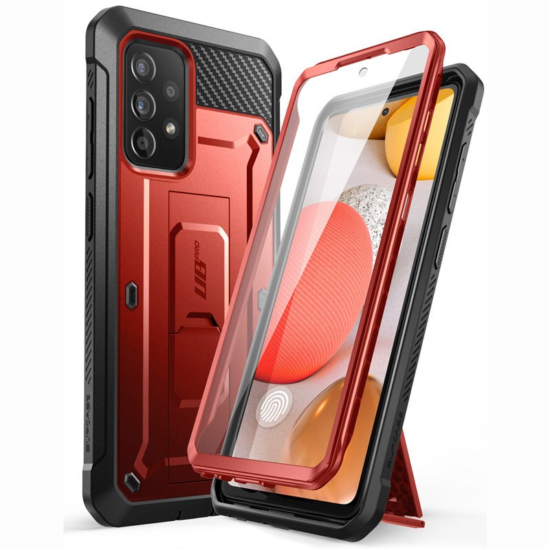 Supcase Voor Samsung Galaxy A52 4G/5G ) a52s Case Ub Pro Full-Body Robuuste Holster Case Met Ingebouwde Screen Protector: Red