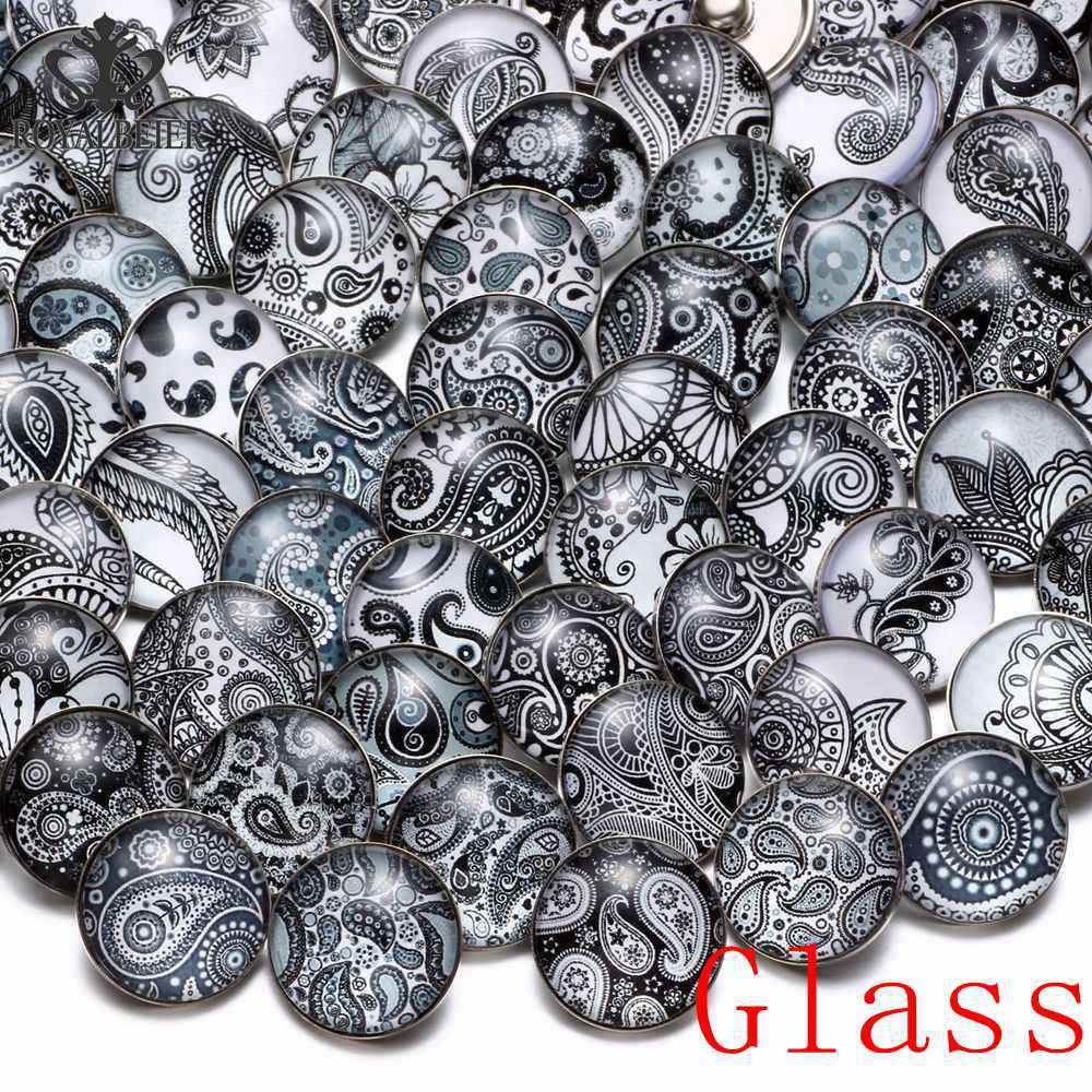 50pcs/lot Mixed metal 18mm snap button jewelry DIY Metal Rhinestone button snaps fit snap button bracelet Jewelry: HM060