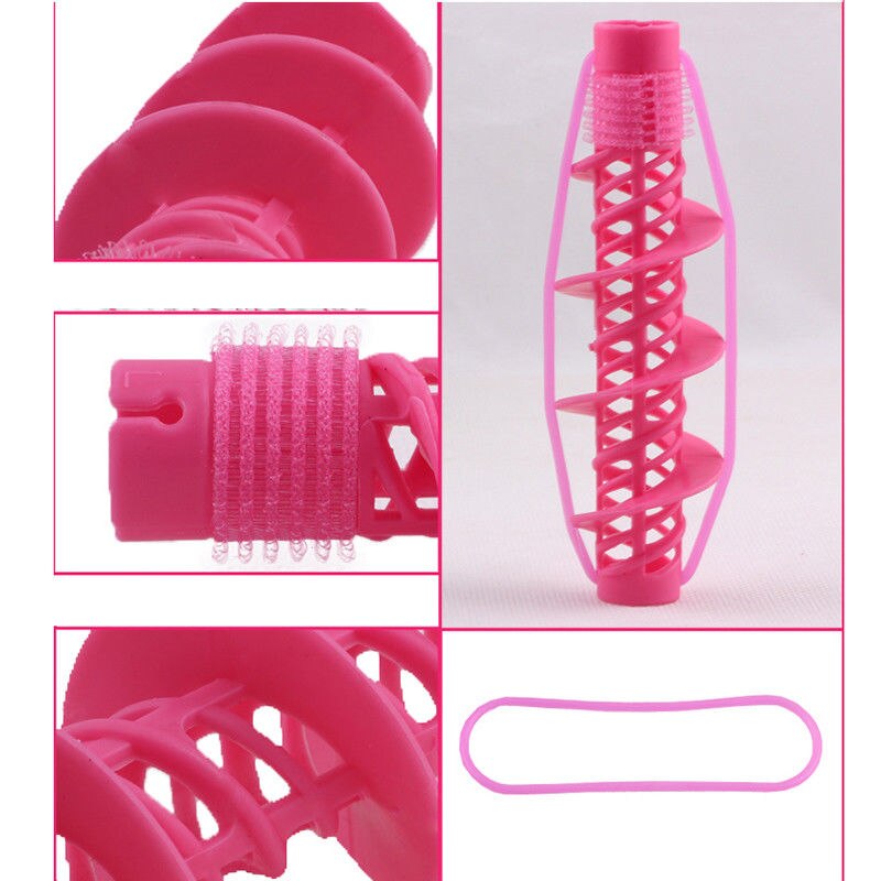 Magiczne lokówki robić włosów długa spiralna zestaw rolek łatwe szybkie narzędzie robić majsterkowania nieopalany loki wałki robić włosów