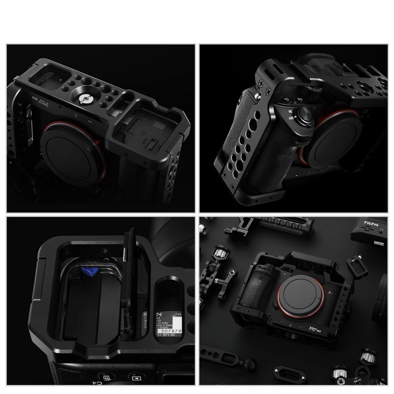 Selens a7iii a7r3 a7m3 KäFeige Für Sony A7RIII /A7III/A7MIII Aluminium Legierung KäFeige Zu Montieren Stativ schnell Freisetzung Verlängerung Bausatz-2087