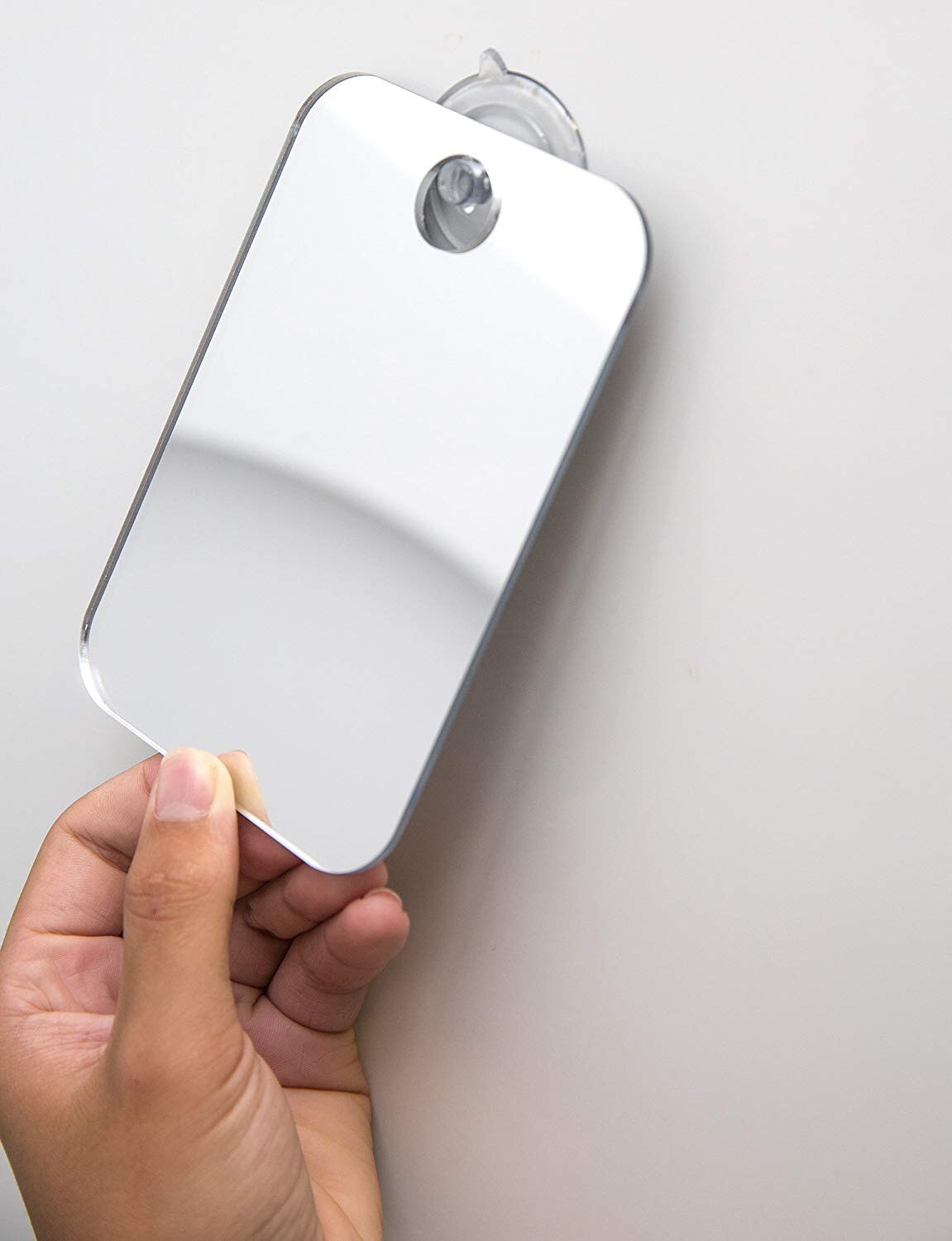 Fog Free Wall Mirror Travel Unbreakable Acrylic Makeup Shaving Mirror Home Shower Makeup Tool Bathroom Accessories #T5P