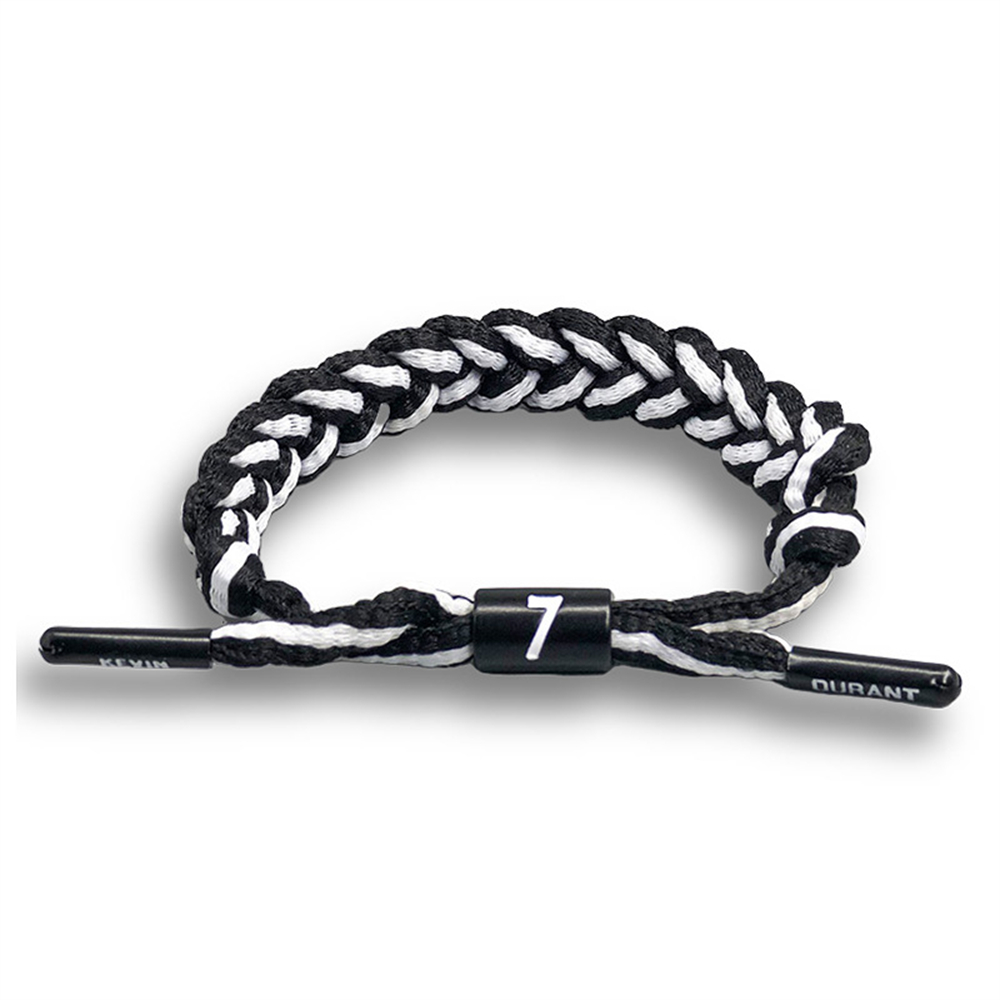 Basketball Player Number Braided Rope Bracelet Baseball Football Volleyball Sport Bangles for Men Adjustable Wristbands: Dark Gold